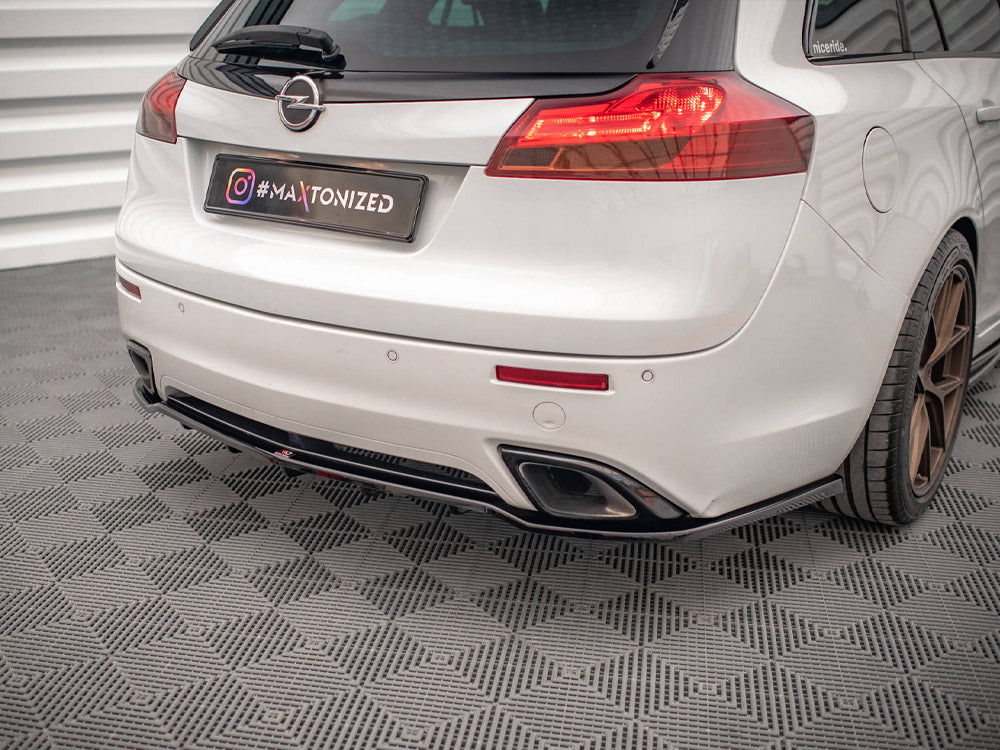 Maxton Design - CENTRAL REAR SPLITTER (VERTICAL BARS) OPEL / VAUXHALL INSIGNIA OPC MK1 ESTATE