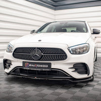 Maxton Design - FRONT SPLITTER V.1 MERCEDES E AMG LINE W213 FACELIFT