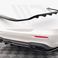 Maxton Design - Central Rear Splitter (Vertical Bars) Mercedes E AMG-Line Sedan W213 Facelift