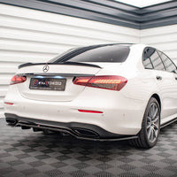 Maxton Design - Rear Splitter (Vertical Bars) Mercedes E AMG-Line Sedan W213 Facelift