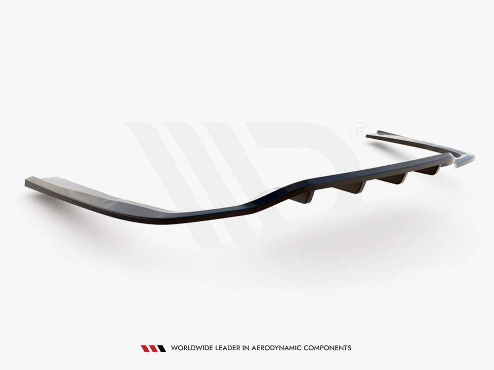 Maxton Design - Central Rear Splitter (Vertical Bars) Mercedes E AMG-Line Sedan W213 Facelift