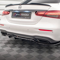 Maxton Design - Central Rear Splitter (Vertical Bars) Mercedes E AMG-Line Sedan W213 Facelift