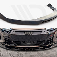 Maxton Design - FRONT SPLITTER V.2 AUDI E-TRON GT / RS GT MK1