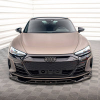 Maxton Design - FRONT SPLITTER V.2 AUDI E-TRON GT / RS GT MK1