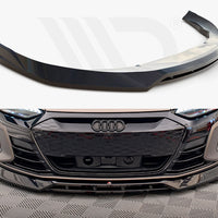 Maxton Design - FRONT SPLITTER V.3 AUDI E-TRON GT / RS GT MK1
