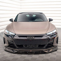 Maxton Design - FRONT SPLITTER V.3 AUDI E-TRON GT / RS GT MK1