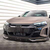 Maxton Design - FRONT SPLITTER V.3 AUDI E-TRON GT / RS GT MK1