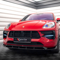 Maxton Design - FRONT SPLITTER V.2 PORSCHE MACAN GTS / SPORT DESIGN MK1 FACELIFT