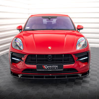 Maxton Design - FRONT SPLITTER V.2 PORSCHE MACAN GTS / SPORT DESIGN MK1 FACELIFT