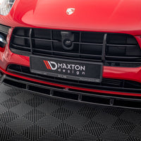 Maxton Design - FRONT SPLITTER V.2 PORSCHE MACAN GTS / SPORT DESIGN MK1 FACELIFT