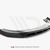 Maxton Design - FRONT SPLITTER V.2 PORSCHE MACAN GTS / SPORT DESIGN MK1 FACELIFT