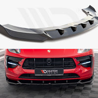 Maxton Design - FRONT SPLITTER V.1 PORSCHE MACAN GTS / SPORT DESIGN MK1 FACELIFT