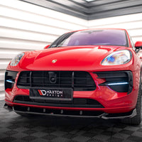 Maxton Design - FRONT SPLITTER V.1 PORSCHE MACAN GTS / SPORT DESIGN MK1 FACELIFT