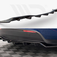 Maxton Design - CENTRAL REAR SPLITTER (VERTICAL BARS) TESLA MODEL Y