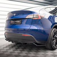 Maxton Design - CENTRAL REAR SPLITTER (VERTICAL BARS) TESLA MODEL Y