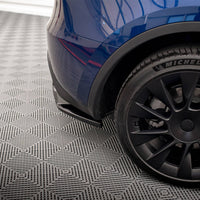 Maxton Design - CENTRAL REAR SPLITTER (VERTICAL BARS) TESLA MODEL Y