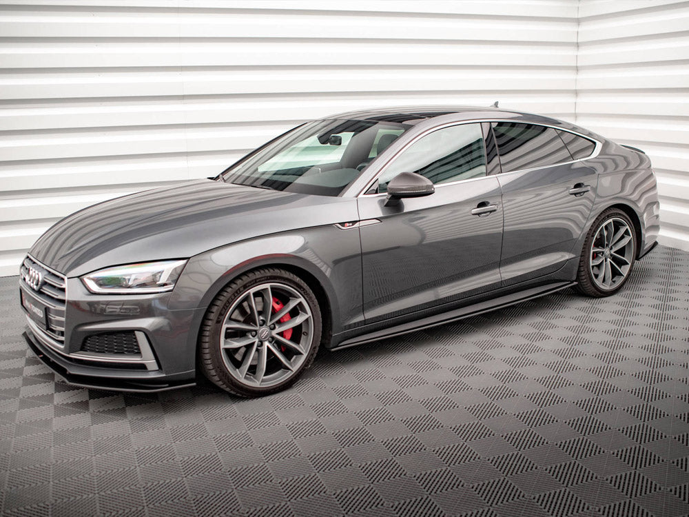 Maxton Design - STREET PRO SIDE SKIRTS DIFFUSERS AUDI A5 S-LINE / S5 SPORTBACK F5