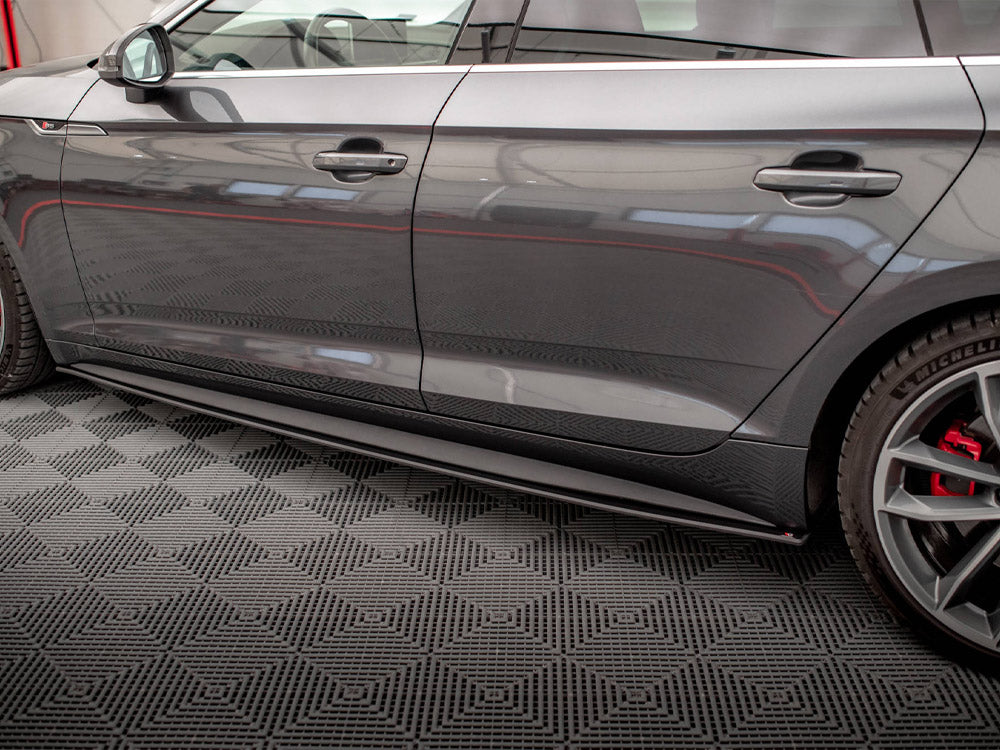 Maxton Design - STREET PRO SIDE SKIRTS DIFFUSERS AUDI A5 S-LINE / S5 SPORTBACK F5