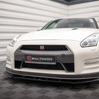 Maxton Design - FRONT SPLITTER NISSAN GTR R35 1ST FACELIFT