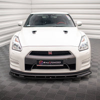 Maxton Design - FRONT SPLITTER NISSAN GTR R35 1ST FACELIFT