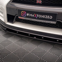 Maxton Design - FRONT SPLITTER NISSAN GTR R35 1ST FACELIFT