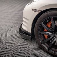 Maxton Design - FRONT SPLITTER + FLAPS NISSAN GTR R35 1ST FACELIFT