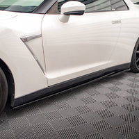 Maxton Design - SIDE SKIRTS DIFFUSERS NISSAN GTR R35 1ST FACELIFT