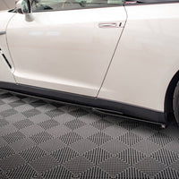 Maxton Design - SIDE SKIRTS DIFFUSERS NISSAN GTR R35 1ST FACELIFT