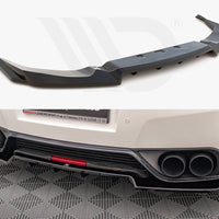 Maxton Design - CENTRAL REAR SPLITTER (VERTICAL BARS) NISSAN GTR R35 1ST FACELIFT