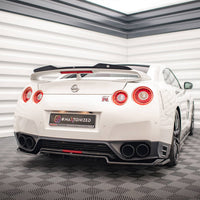 Maxton Design - CENTRAL REAR SPLITTER (VERTICAL BARS) NISSAN GTR R35 1ST FACELIFT