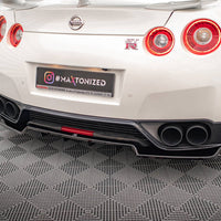 Maxton Design - CENTRAL REAR SPLITTER (VERTICAL BARS) NISSAN GTR R35 1ST FACELIFT