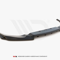 Maxton Design - CENTRAL REAR SPLITTER (VERTICAL BARS) NISSAN GTR R35 1ST FACELIFT