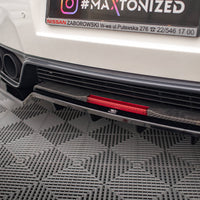 Maxton Design - CENTRAL REAR SPLITTER (VERTICAL BARS) NISSAN GTR R35 1ST FACELIFT