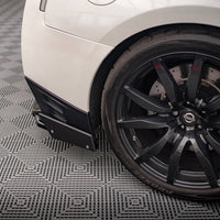 Maxton Design - CENTRAL REAR SPLITTER + FLAPS NISSAN GTR R35 1ST FACELIFT