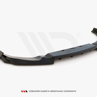Maxton Design - CENTRAL REAR SPLITTER + FLAPS NISSAN GTR R35 1ST FACELIFT