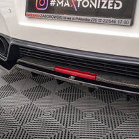 Maxton Design - CENTRAL REAR SPLITTER + FLAPS NISSAN GTR R35 1ST FACELIFT