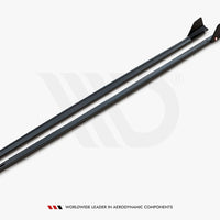 Maxton Design - SIDE SKIRTS DIFFUSERS V.1 + FLAPS TOYOTA YARIS MK4