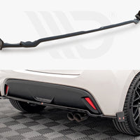 Maxton Design - CENTRAL REAR SPLITTER V.1 + FLAPS TOYOTA YARIS MK4