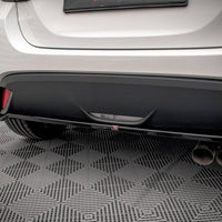 Maxton Design - CENTRAL REAR SPLITTER V.1 + FLAPS TOYOTA YARIS MK4