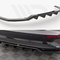 Maxton Design - CENTRAL REAR SPLITTER (VERTICAL BARS) AUDI A3 S-LINE SEDAN 8Y