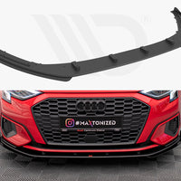 Maxton Design - STREET PRO FRONT SPLITTER + FLAPS AUDI A3 8Y