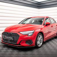 Maxton Design - STREET PRO FRONT SPLITTER + FLAPS AUDI A3 8Y