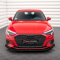Maxton Design - STREET PRO FRONT SPLITTER + FLAPS AUDI A3 8Y