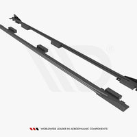 Maxton Design - STREET PRO SIDE SKIRTS DIFFUSERS + FLAPS AUDI A3 8Y