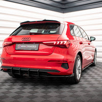 Maxton Design - STREET PRO REAR VALANCE + FLAPS AUDI A3 SPORTBACK 8Y