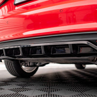Maxton Design - CENTRAL REAR SPLITTER (VERTICAL BARS) AUDI A3 SPORTBACK 8Y