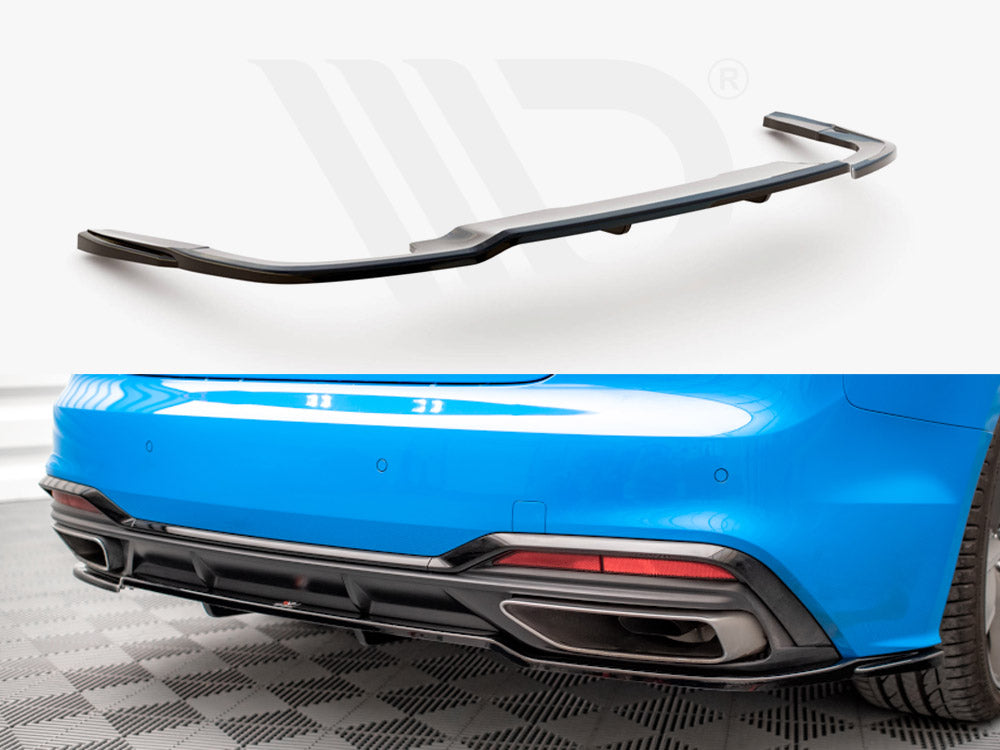 Maxton Design - CENTRAL REAR SPLITTER (VERTICAL BARS) AUDI A5 S-LINE F5 FACELIFT
