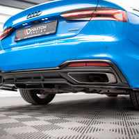 Maxton Design - CENTRAL REAR SPLITTER (VERTICAL BARS) AUDI A5 S-LINE F5 FACELIFT