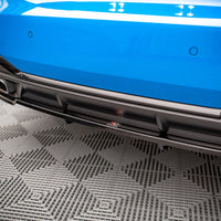 Maxton Design - CENTRAL REAR SPLITTER (VERTICAL BARS) AUDI A5 S-LINE F5 FACELIFT