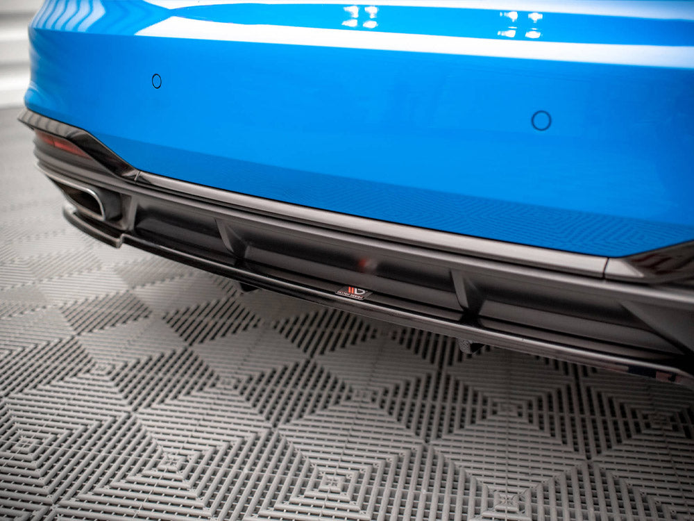 Maxton Design - CENTRAL REAR SPLITTER (VERTICAL BARS) AUDI A5 S-LINE F5 FACELIFT